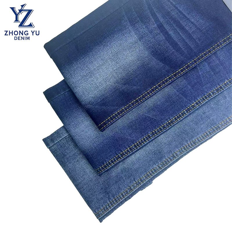 Wholesale abrasion-resistant breathable knitted denim material fabric manufacturer