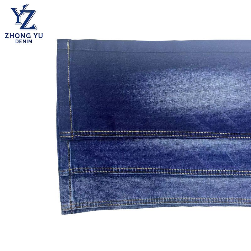 Wholesale abrasion-resistant breathable knitted denim material fabric manufacturer