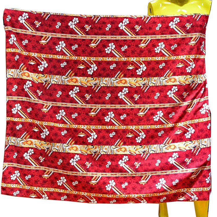 High Class Cotton Wax Printed Khanga Kitenge Fabric Polyester Sublimation Wrapper Africa Fabric Kangas Tanzania