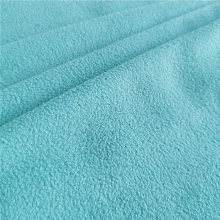 Fabric for Clothing Micro Polar Fleece China Factory Sale Fast Warming DTY Soft 100% Polyester 100% QC Passed Brushed Knitted