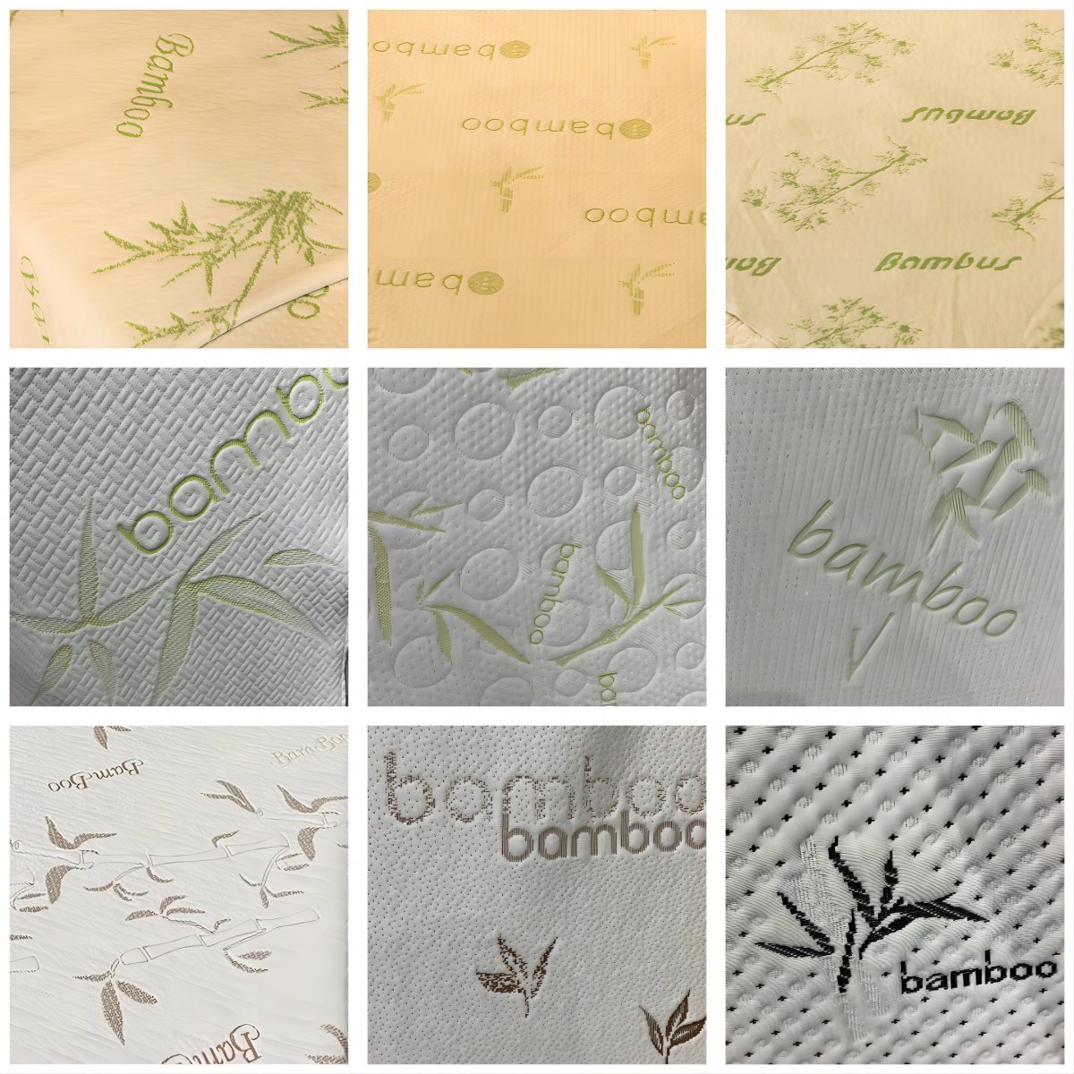 Free sample smooth touch high quality Bamboo Fiber Jacquard Knit Mattress Fabric with customized Pattern