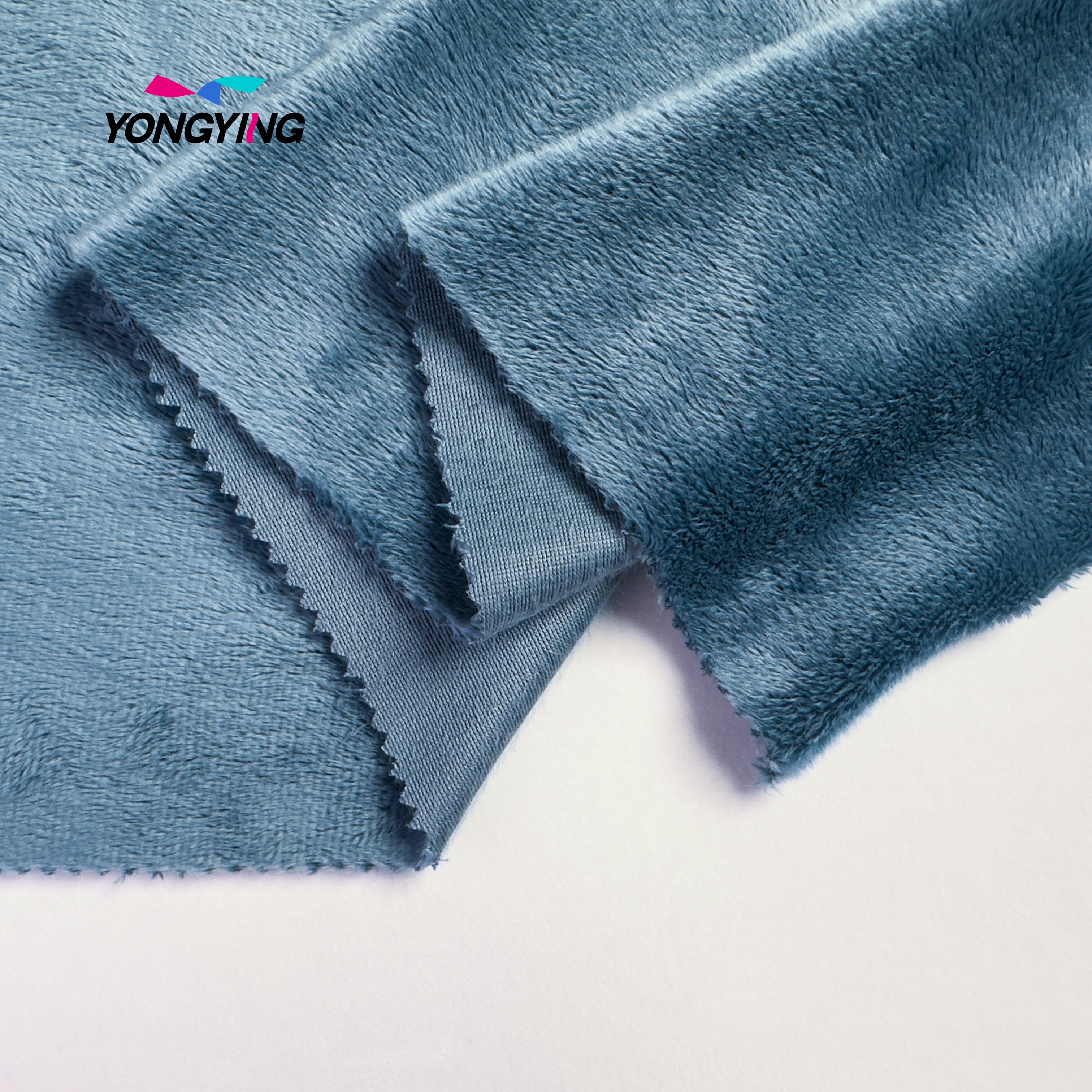 YongYing Surprise Price Customization Of Incoming Goods Textiles Crystal Super Soft 100% Polyester Fabric for Cat Climbing Fram