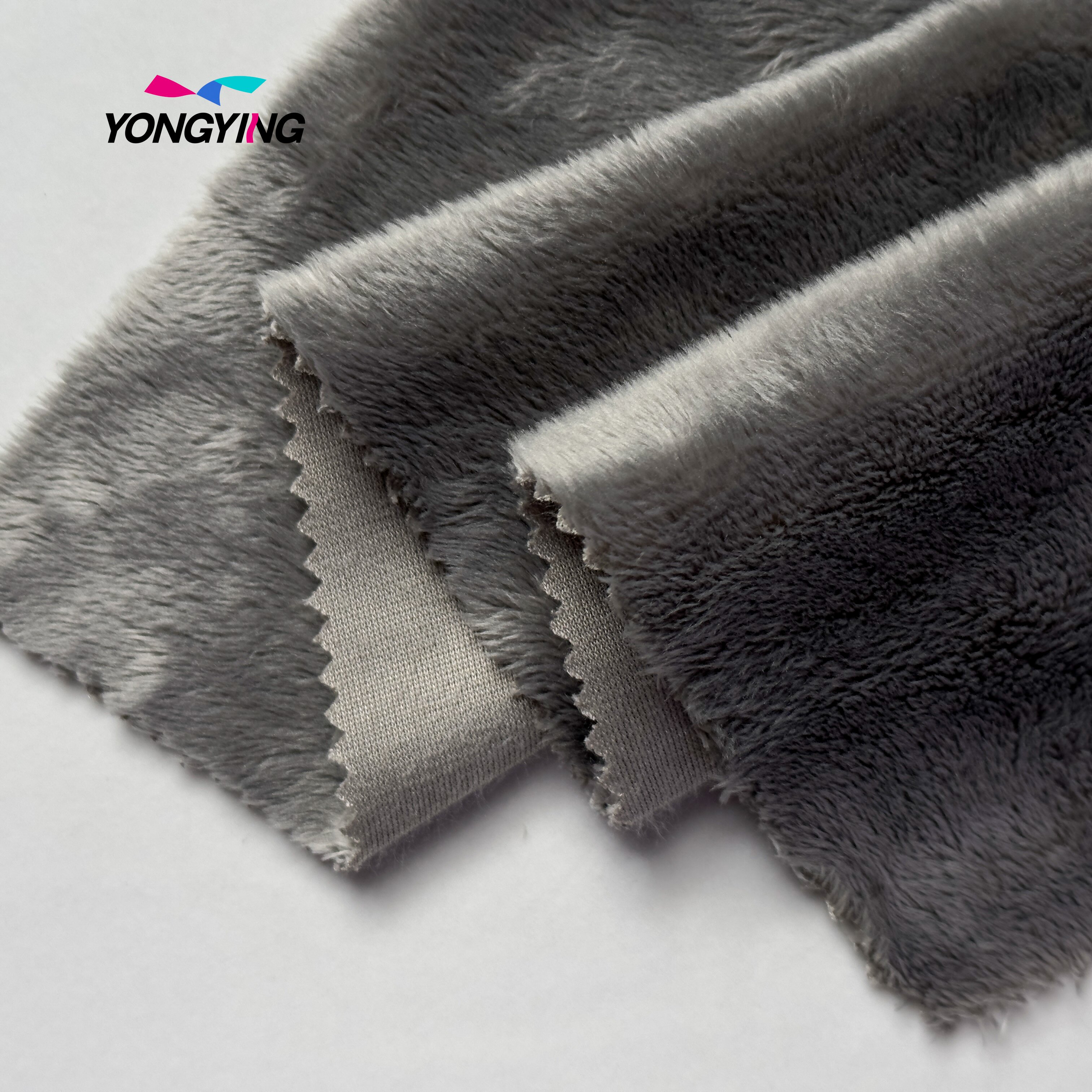 YongYing Surprise Price Customization Of Incoming Goods Textiles Crystal Super Soft 100% Polyester Fabric for Cat Climbing Fram