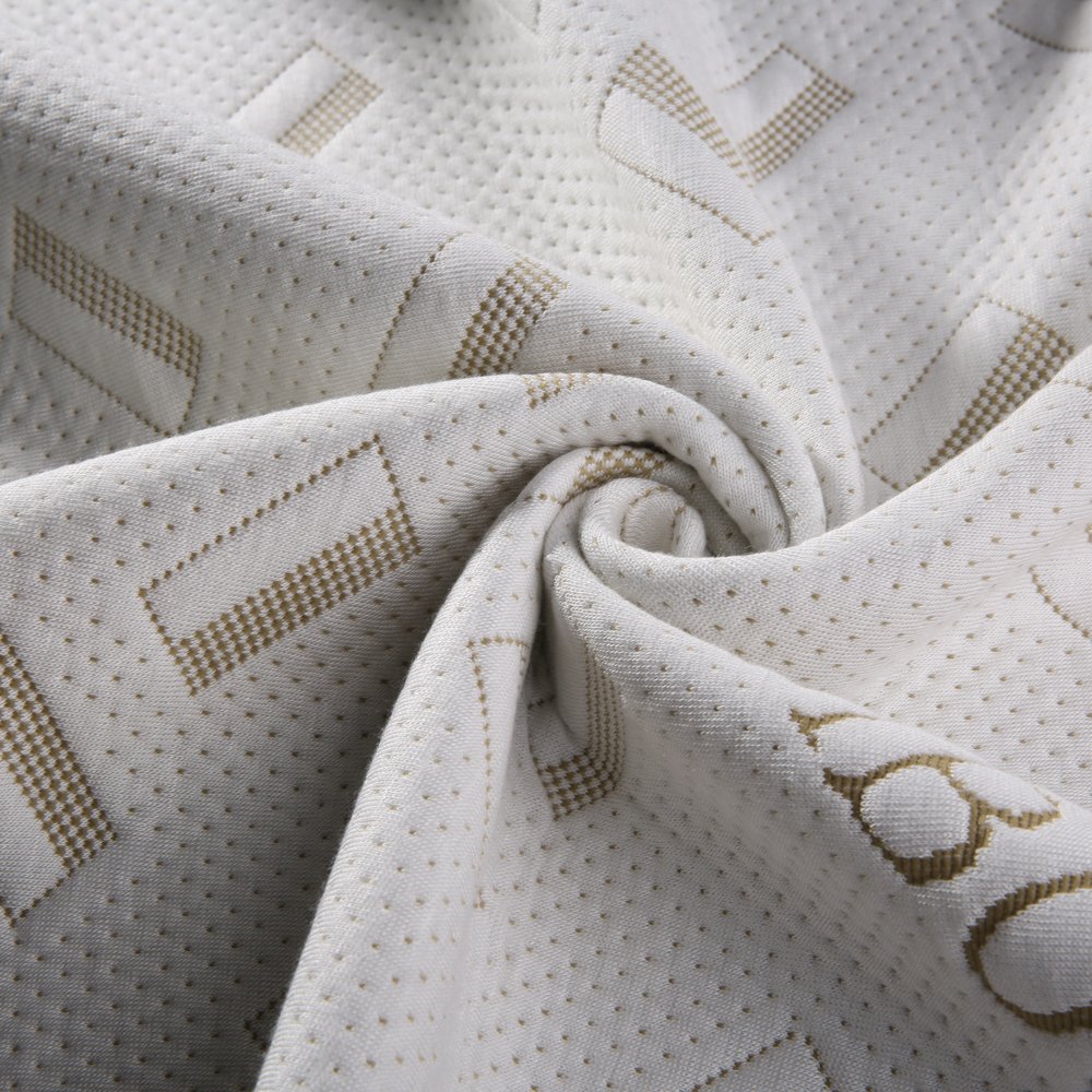 New Style Knit Polyester Bamboo Mattress Ticking Fabric
