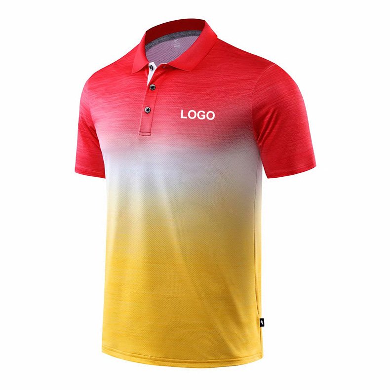 Wholesale Men Custom Dye Polo Shirt Sublimation Printing Mens Polo Shirt Fit Spandex T Shirt Polo