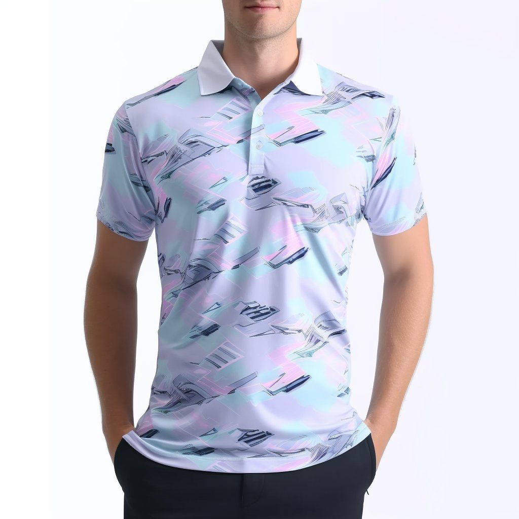Wholesale Men Custom Dye Polo Shirt Sublimation Printing Mens Polo Shirt Fit Spandex T Shirt Polo