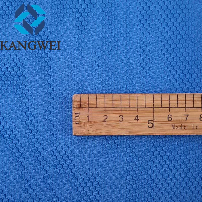 Soccer Football Jersey Fabric The Honeycomb Sports Fabric Dry Fit Breathable Knitted Rpet 100%Polyester
