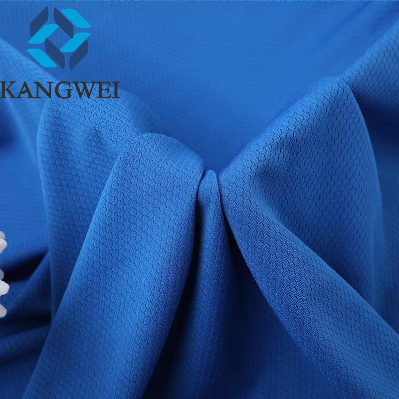 Soccer Football Jersey Fabric The Honeycomb Sports Fabric Dry Fit Breathable Knitted Rpet 100%Polyester