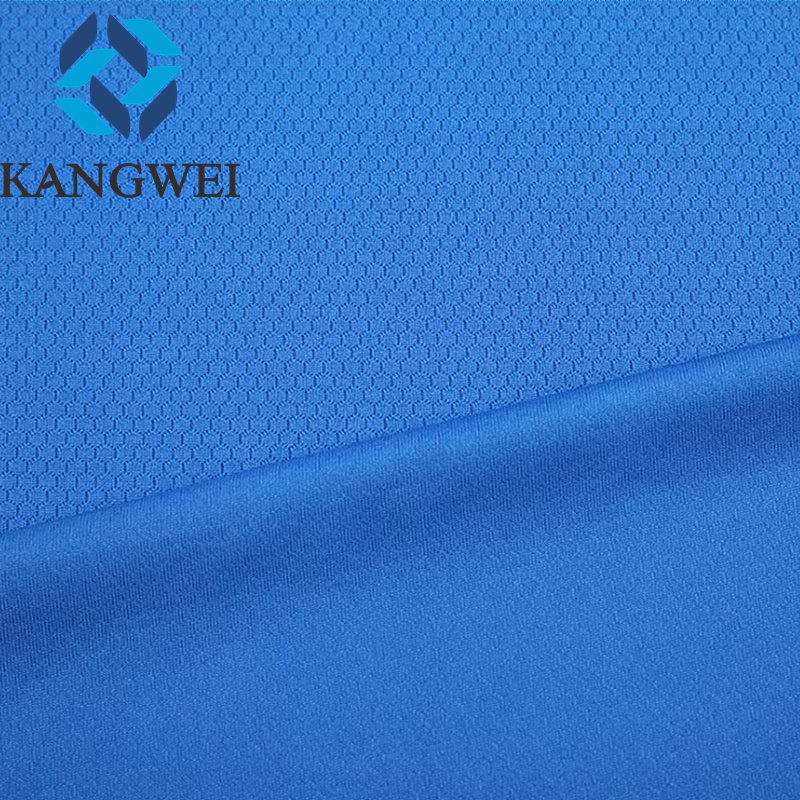 Soccer Football Jersey Fabric The Honeycomb Sports Fabric Dry Fit Breathable Knitted Rpet 100%Polyester