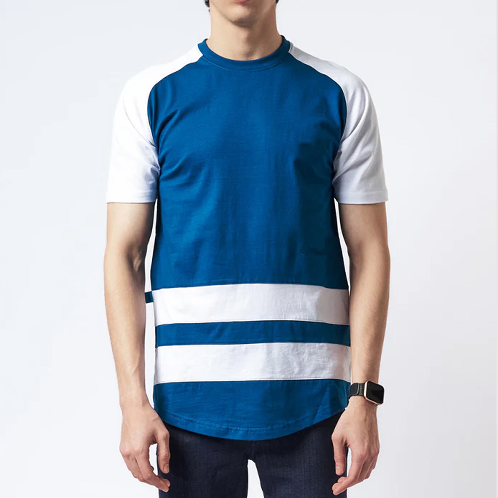 Double Panel Sublimation Shirt Round Neck Soft Shiny Blank Shirt Fitness Workout Men Shirts