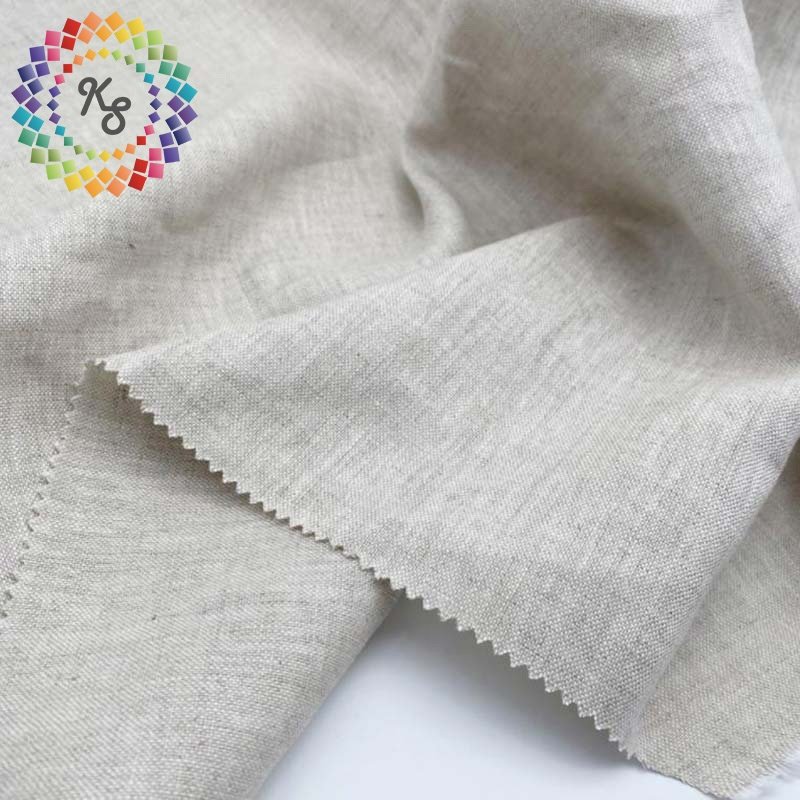 Vintage Sand Washed 100% Flax Linen Fabric For Garment