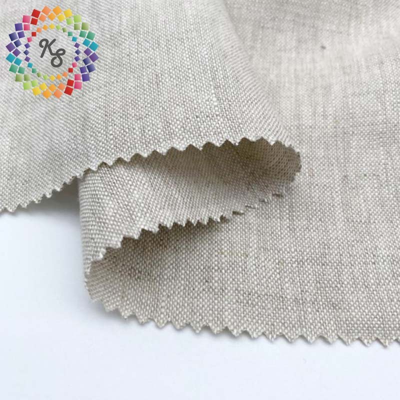 Vintage Sand Washed 100% Flax Linen Fabric For Garment