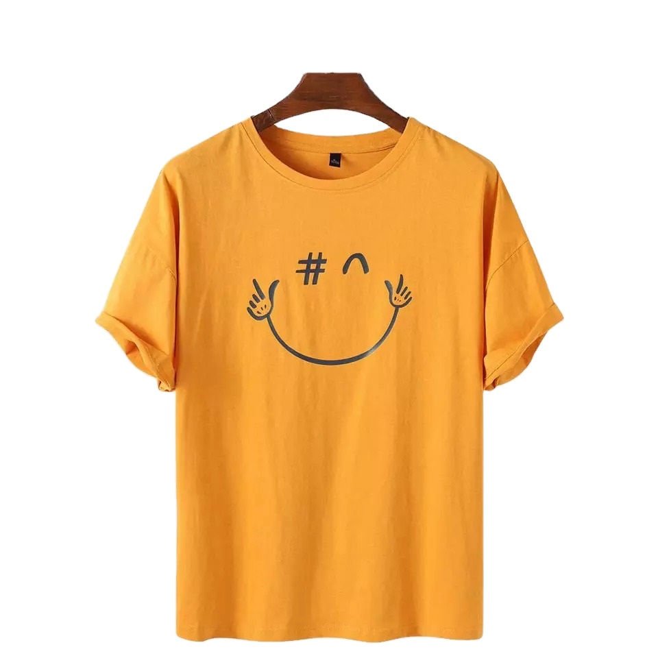 New Arrival Men's Casual Plain T-Shirt Pakistan Made Comfortable Regular Fit with Durable Knitted Fabric Print Pattern