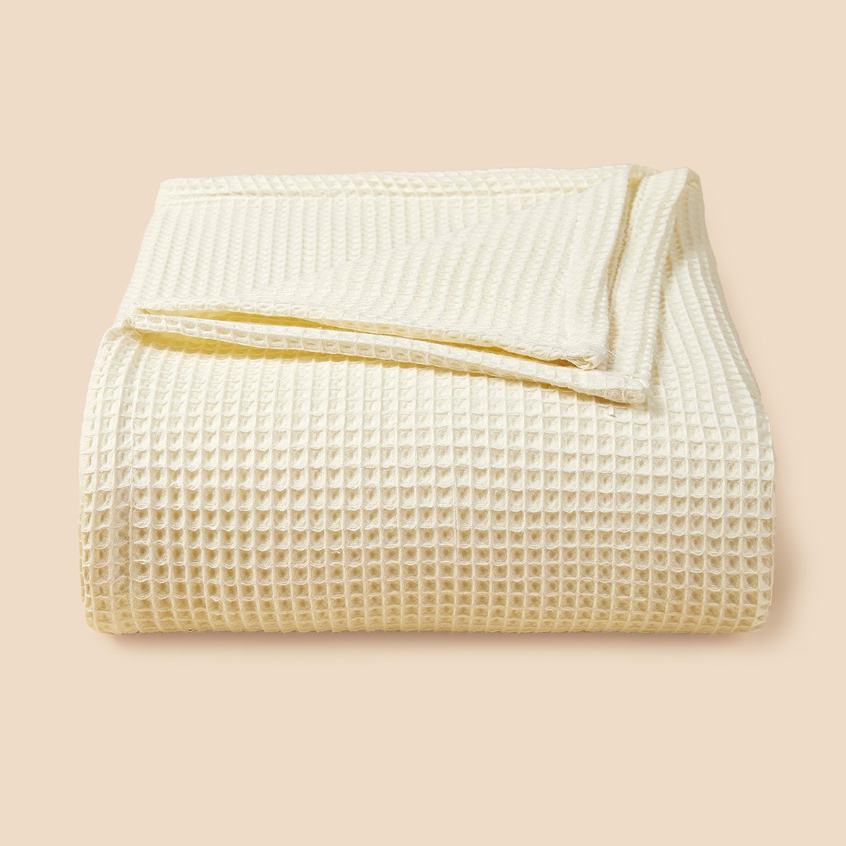 Cotton Waffle Blanket Baby swaddling custom throw Waffle Weave blanket Lightweight Washed Soft Breathable Blanket for Summer