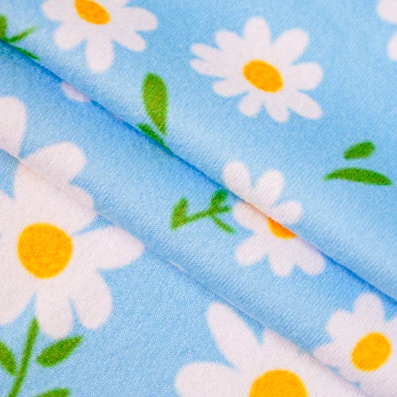 Wholesale high quality beautiful price digital printed 95% bamboo fabric for children