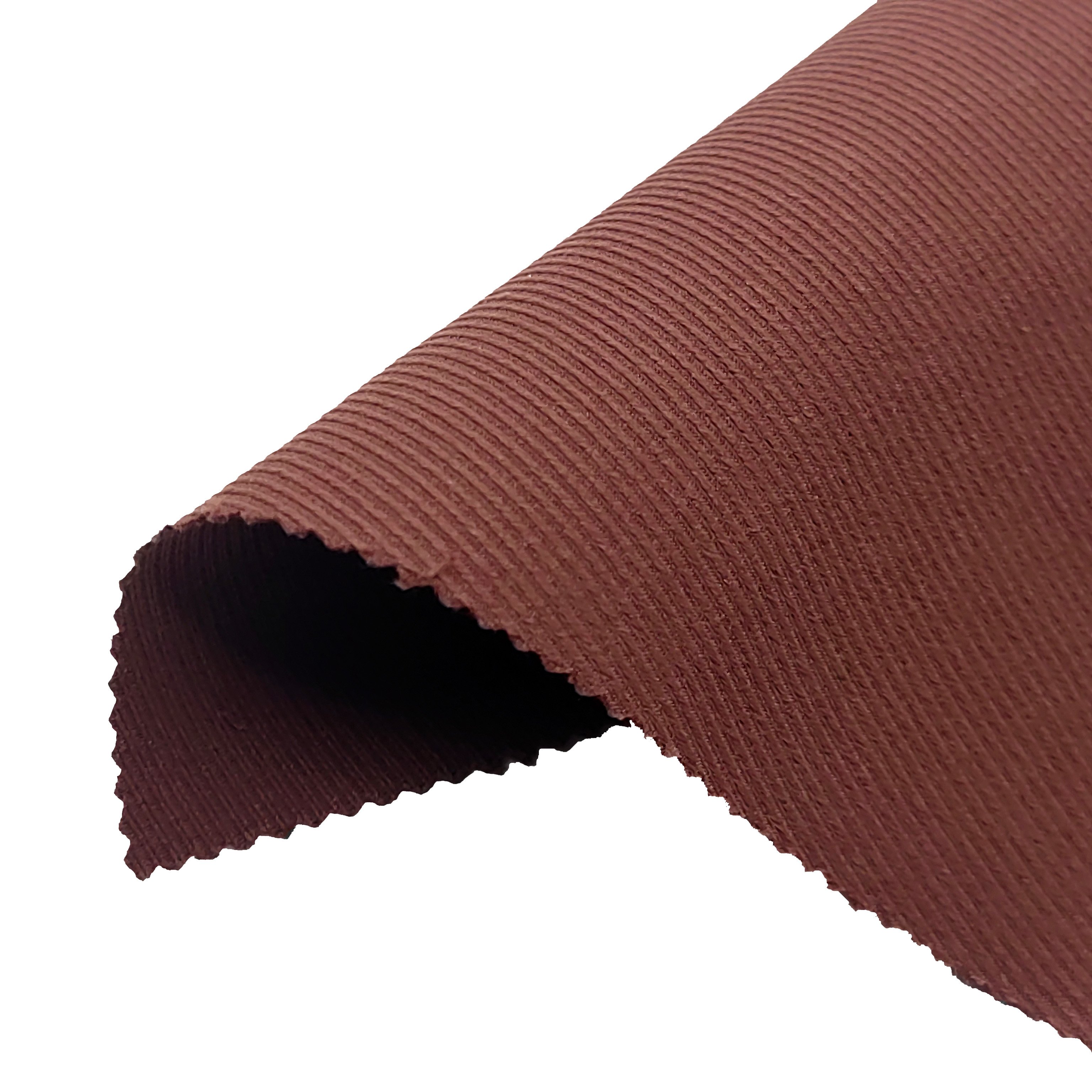 The high quality 100% polyester fabric produced by our factory is used in the weaving process of men's and women's coats