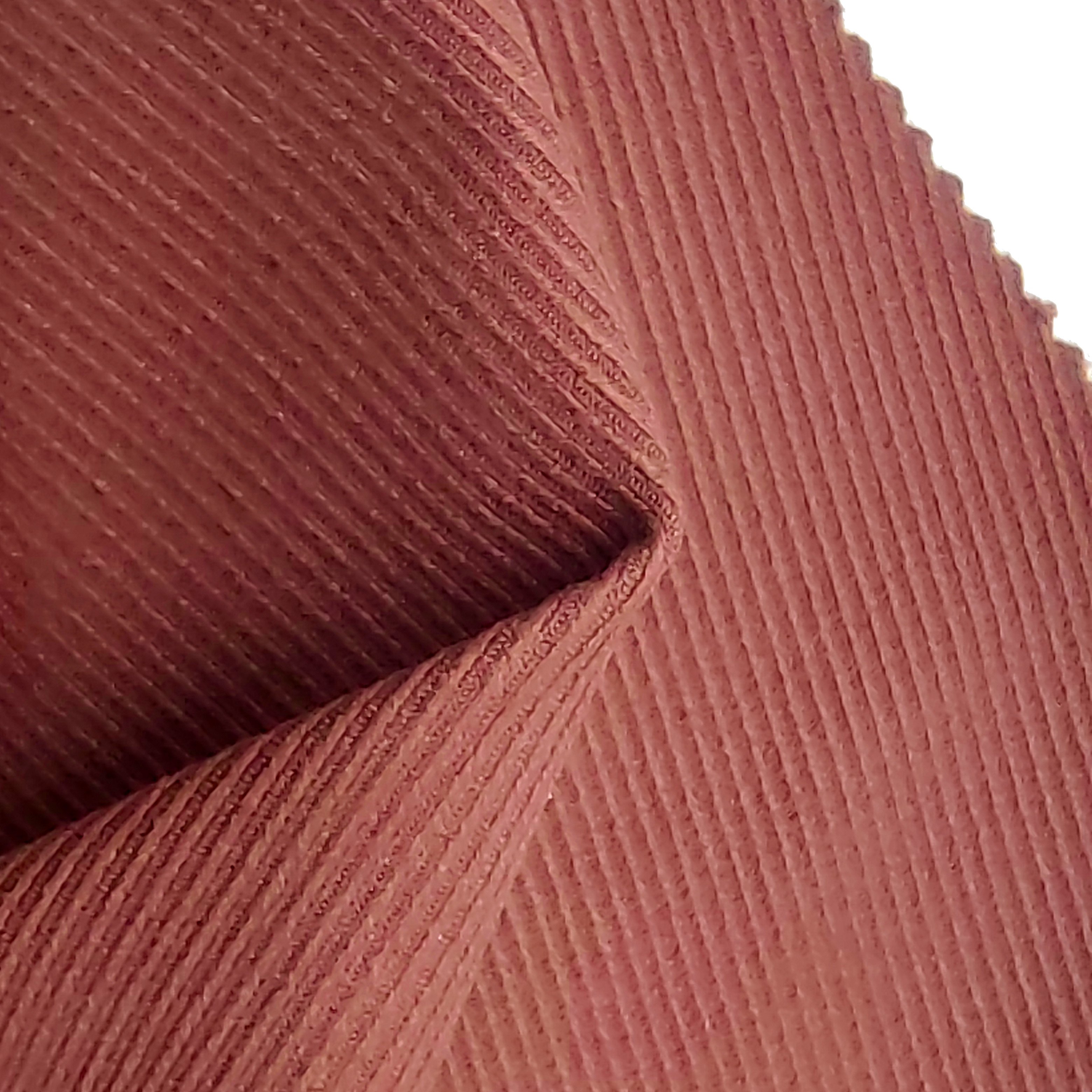 The high quality 100% polyester fabric produced by our factory is used in the weaving process of men's and women's coats