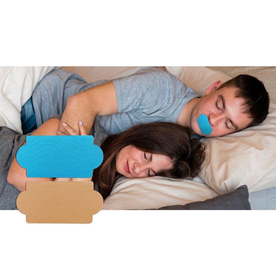 natural cotton lip shape mouth tape adding ingredients collagen in adhesive for lips care mouth breathing tape