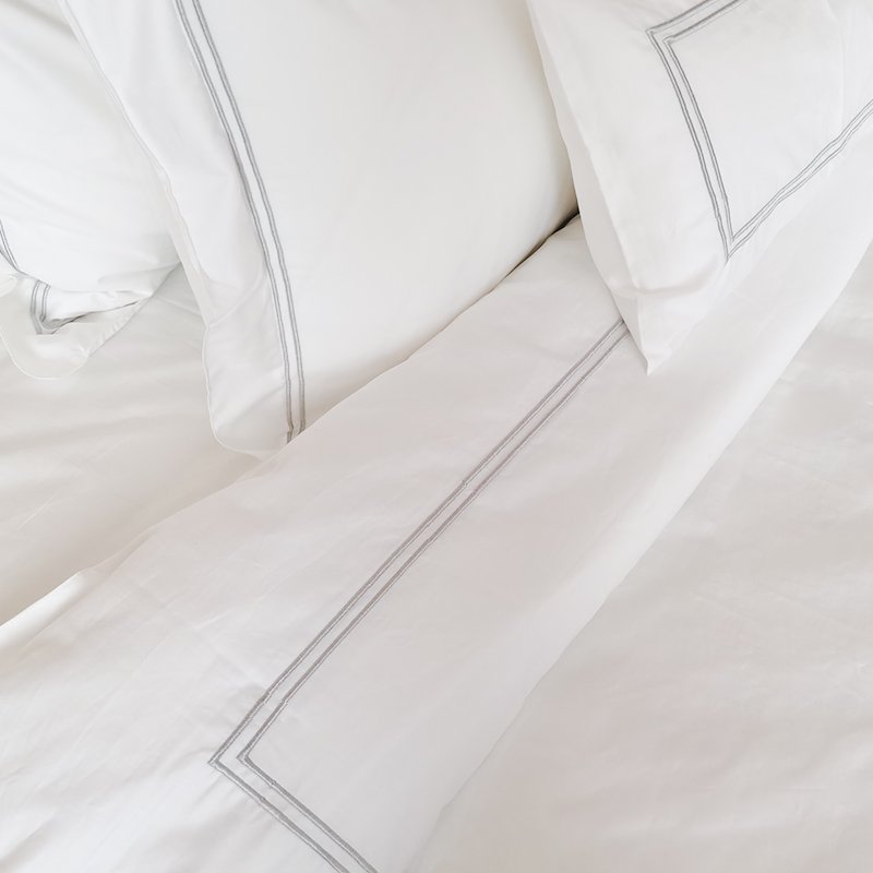 Wholesale Hotel Linen 100% Cotton Fabric Bedsheet Westin Hotel Full Cotton Bed Sheet Linens Sets