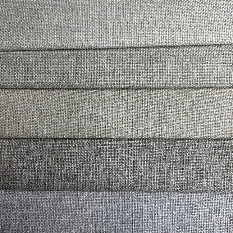 Home Textile quality fabric sofa set living room furniture sofa linen upholstery fabric faux linen sofa fabric