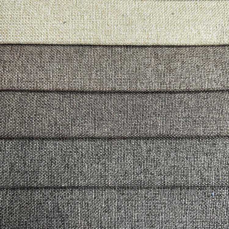 Home Textile quality fabric sofa set living room furniture sofa linen upholstery fabric faux linen sofa fabric