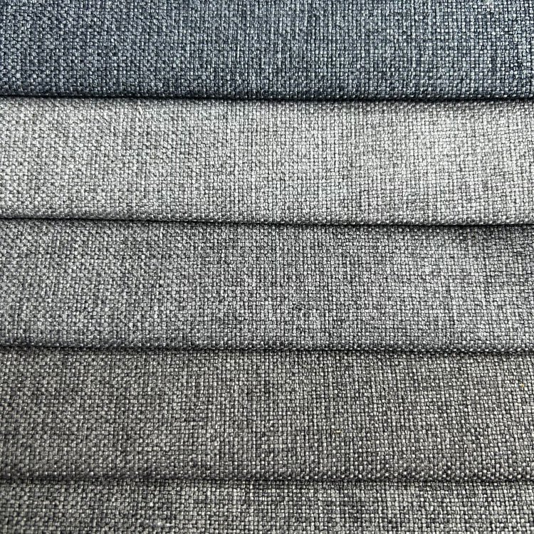Home Textile quality fabric sofa set living room furniture sofa linen upholstery fabric faux linen sofa fabric