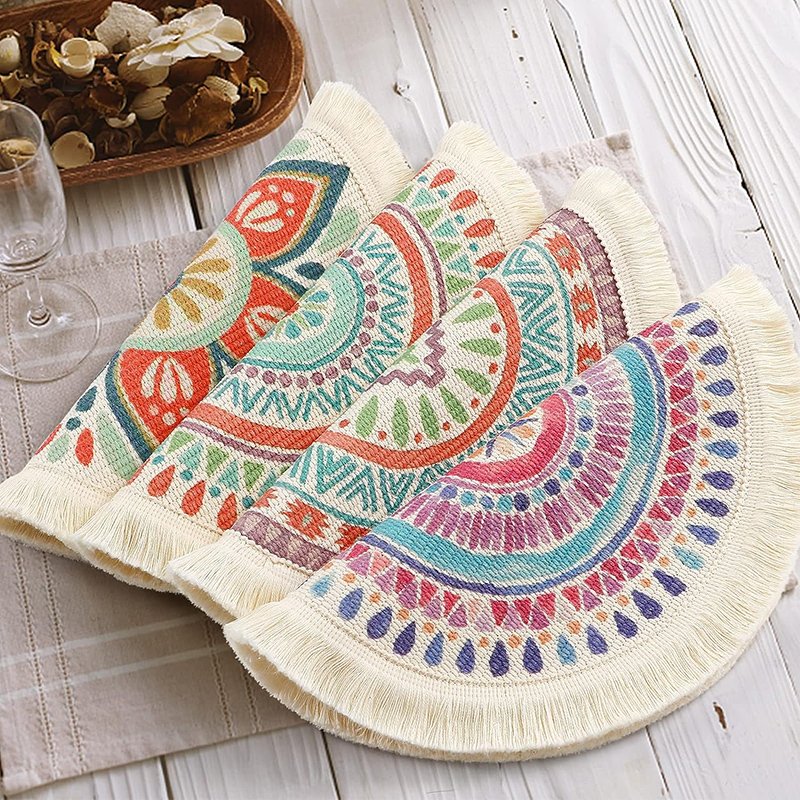 Luxury Placemats Comfortable Table Settings For Everyday Use Cotton Placemats For Personalized Tables