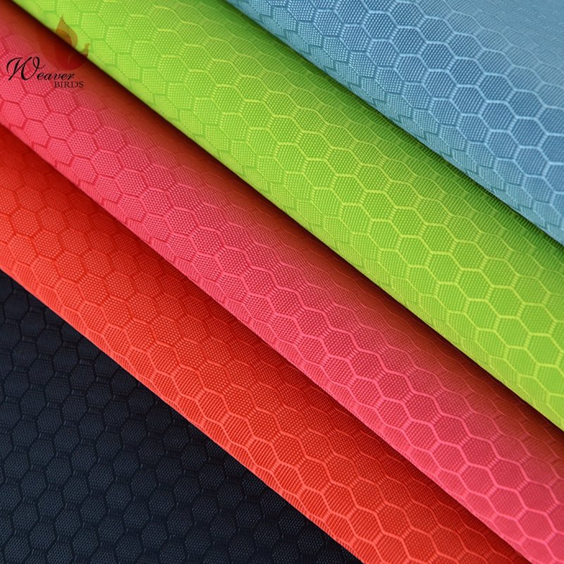 300DJacquard Oxford 100% Polyester Fabric With PVC Coating For Backpack and Schoolbag