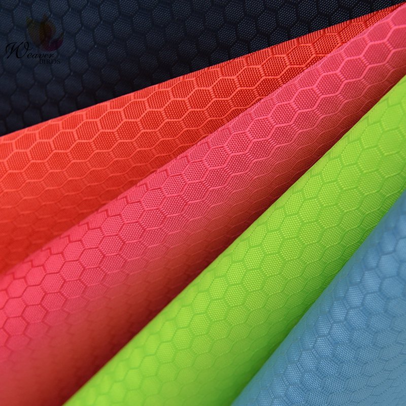 300DJacquard Oxford 100% Polyester Fabric With PVC Coating For Backpack and Schoolbag