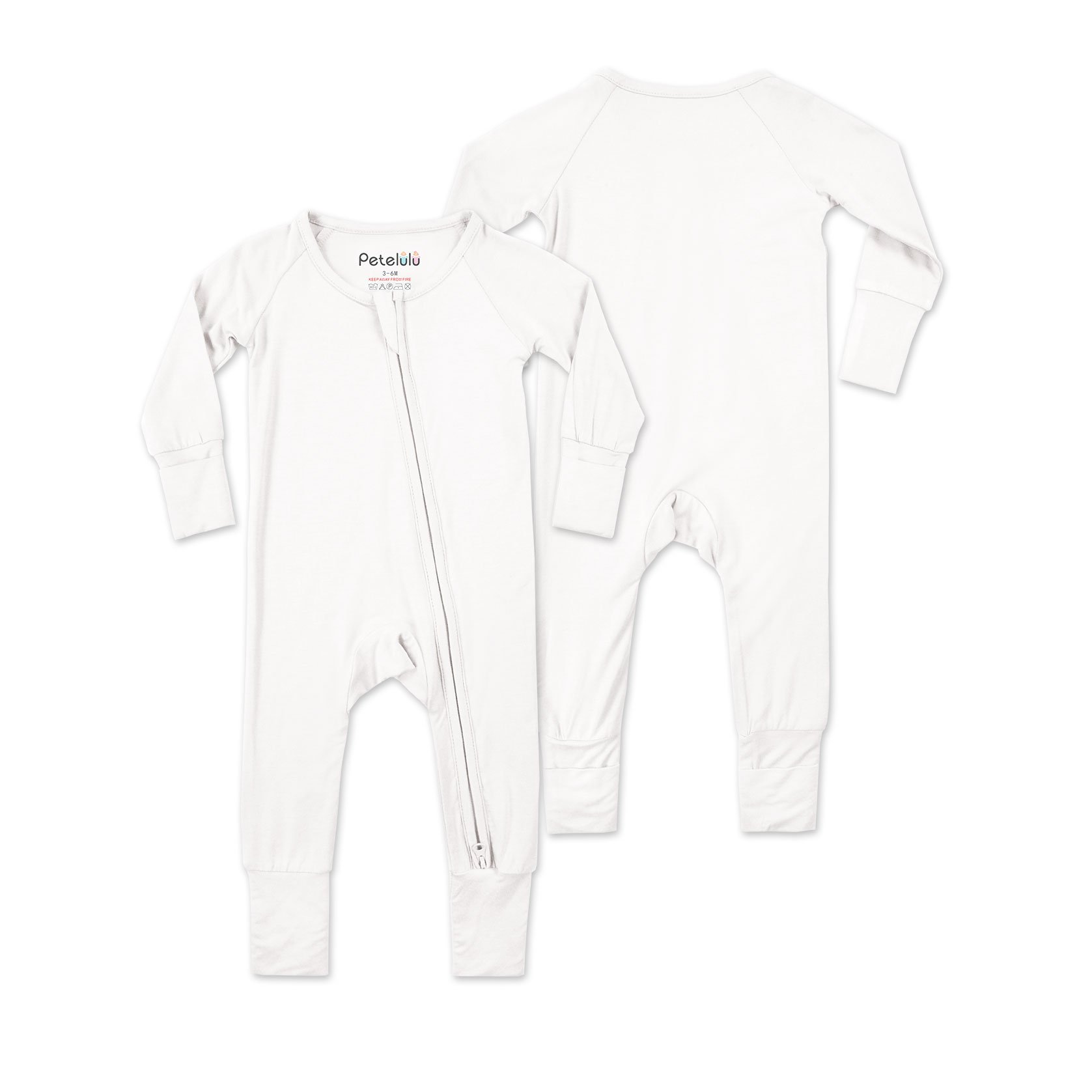 Solid Blank Infant & Toddlers Clothing Zip Rompers Viscose Baby Clothes Onesie Organic Bamboo Full Customized Logo Casual Unisex