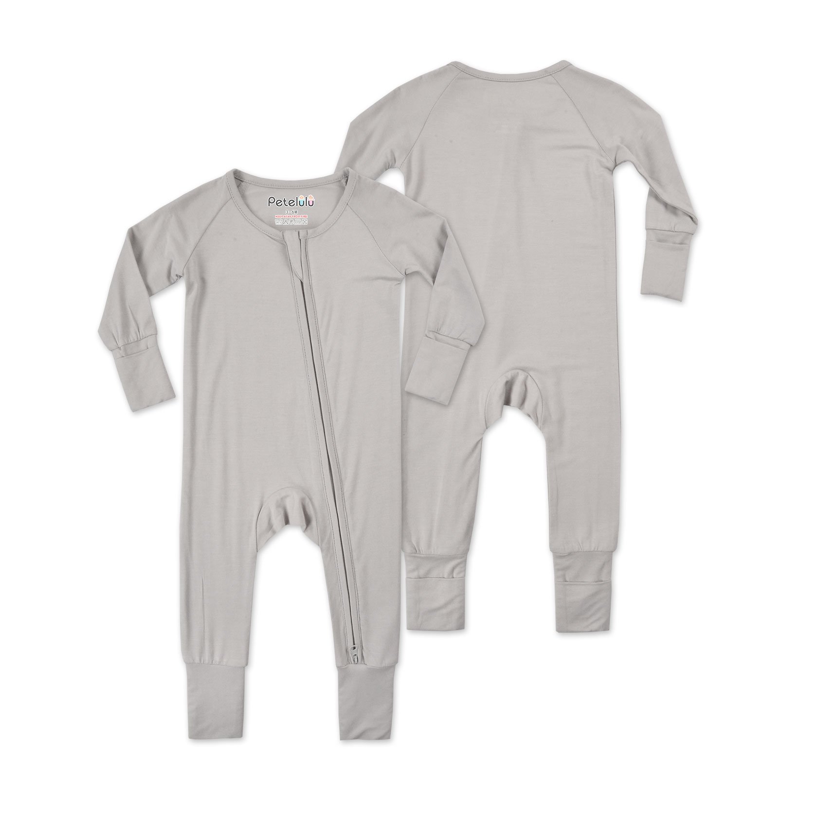 Solid Blank Infant & Toddlers Clothing Zip Rompers Viscose Baby Clothes Onesie Organic Bamboo Full Customized Logo Casual Unisex