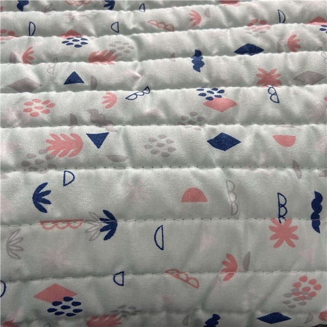Top whosale 100% polyester double sided quilted fabric / quilted jacket fabric / quilted fabric waterproof made in Vietnam