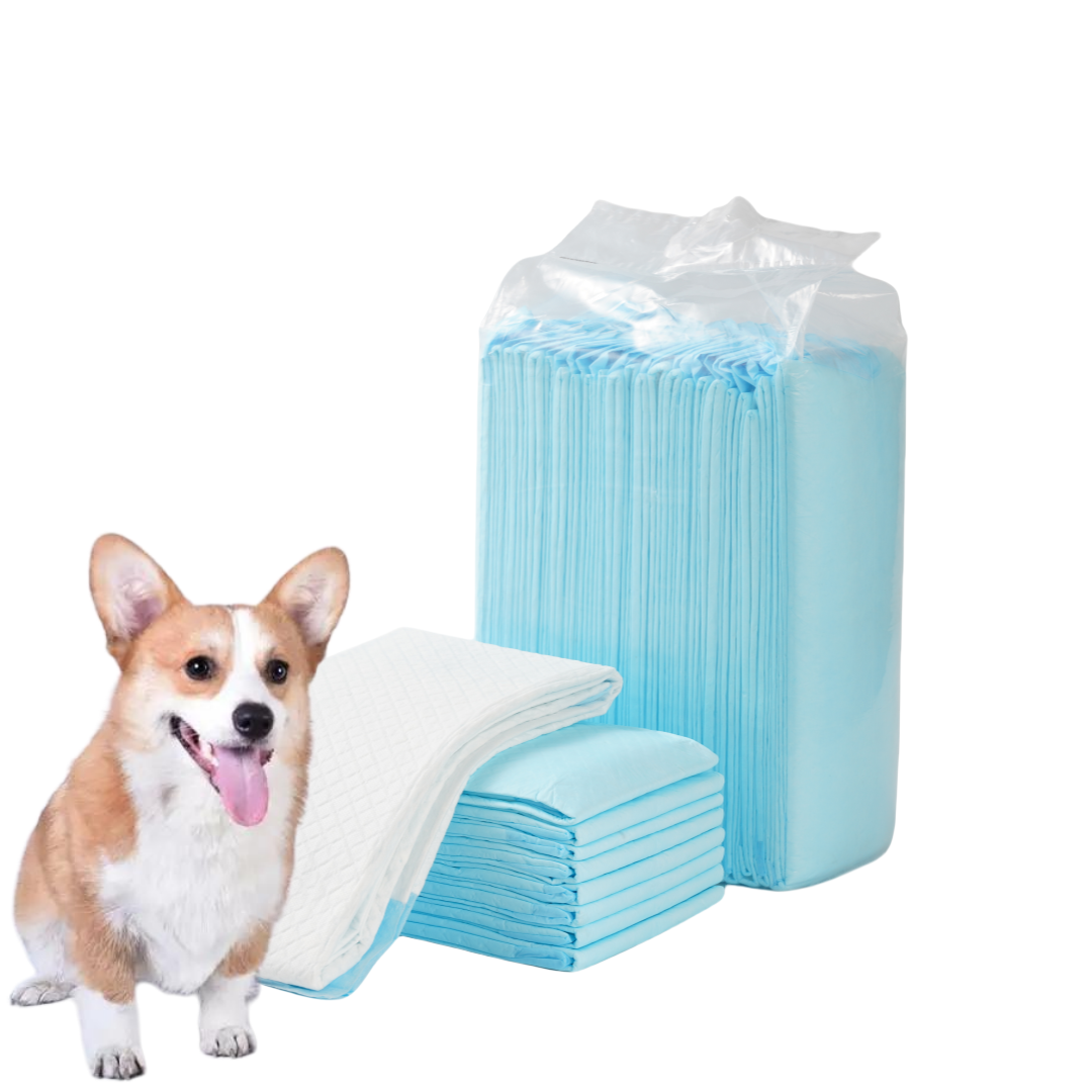 90*60cm 8 Layers Puppy Training Pad Sanitary Hygiene Mat Wee Absorbent Urine Under Pad Toilet Potty PEE Pad for Dog Pets Animal