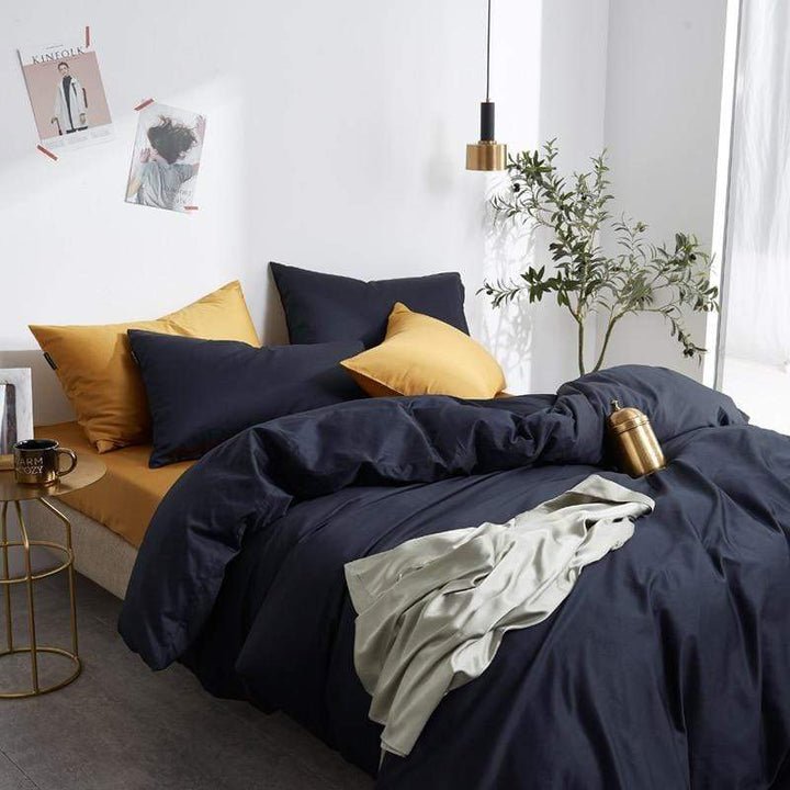 Plain Silky Soft Duvet Cover Set Eco Friendly Silky Soft 100% Organic Bamboo Bedding Sheets and Duvet Cover Sets with Pillowcase