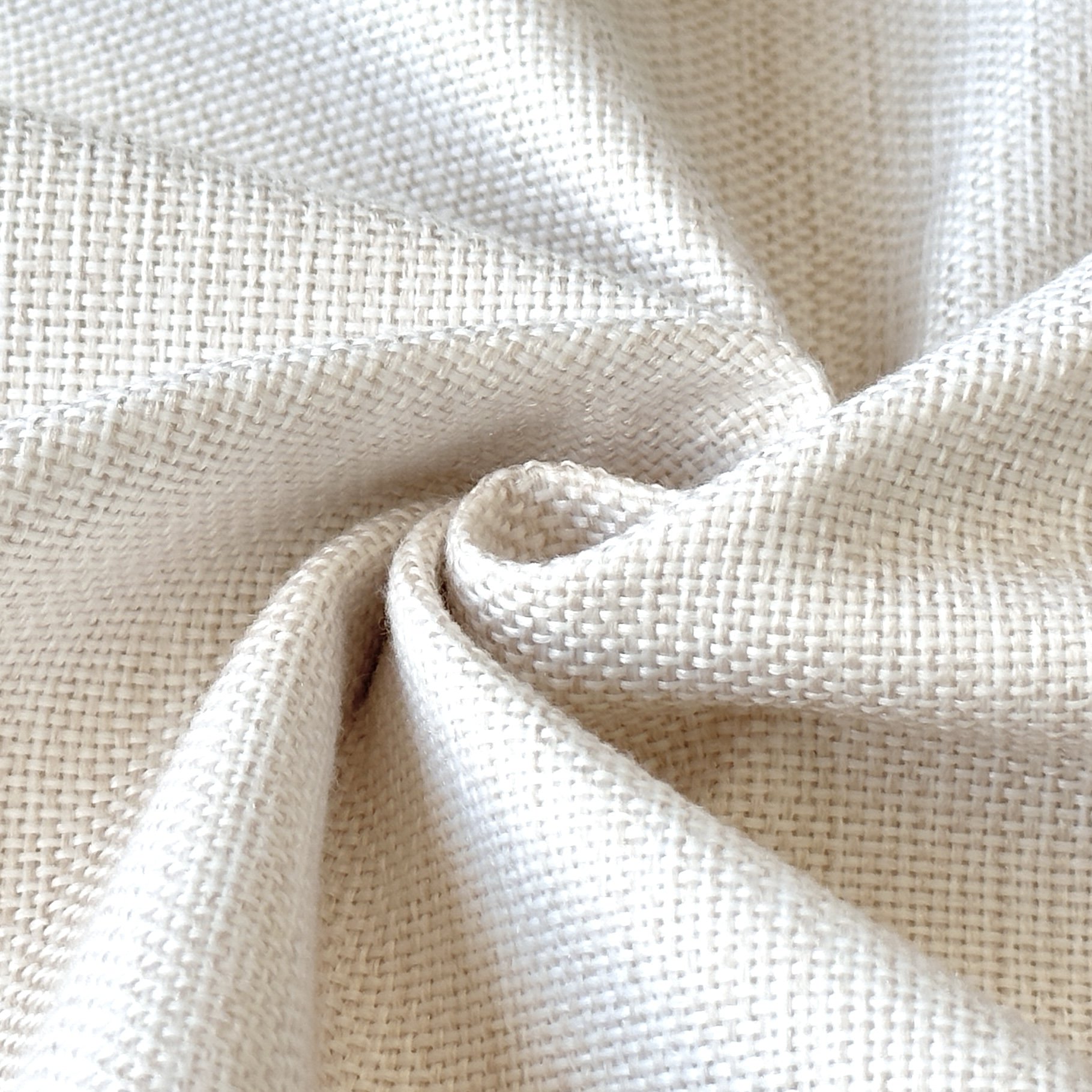Factory Price 100% Polyester Coated Plain Weave Decorative Linen Fabric for Home Textile Living Room Sofa Pillow Bag Curtains