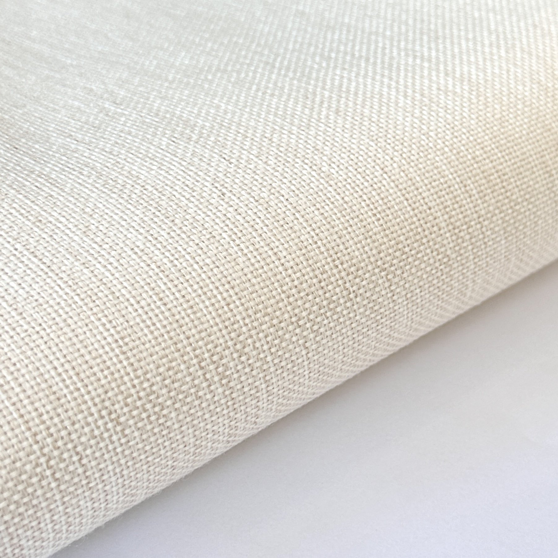 Factory Price 100% Polyester Coated Plain Weave Decorative Linen Fabric for Home Textile Living Room Sofa Pillow Bag Curtains
