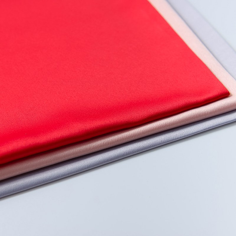 Factory cheap price polyester spandex crepe satin fabric for summer dress