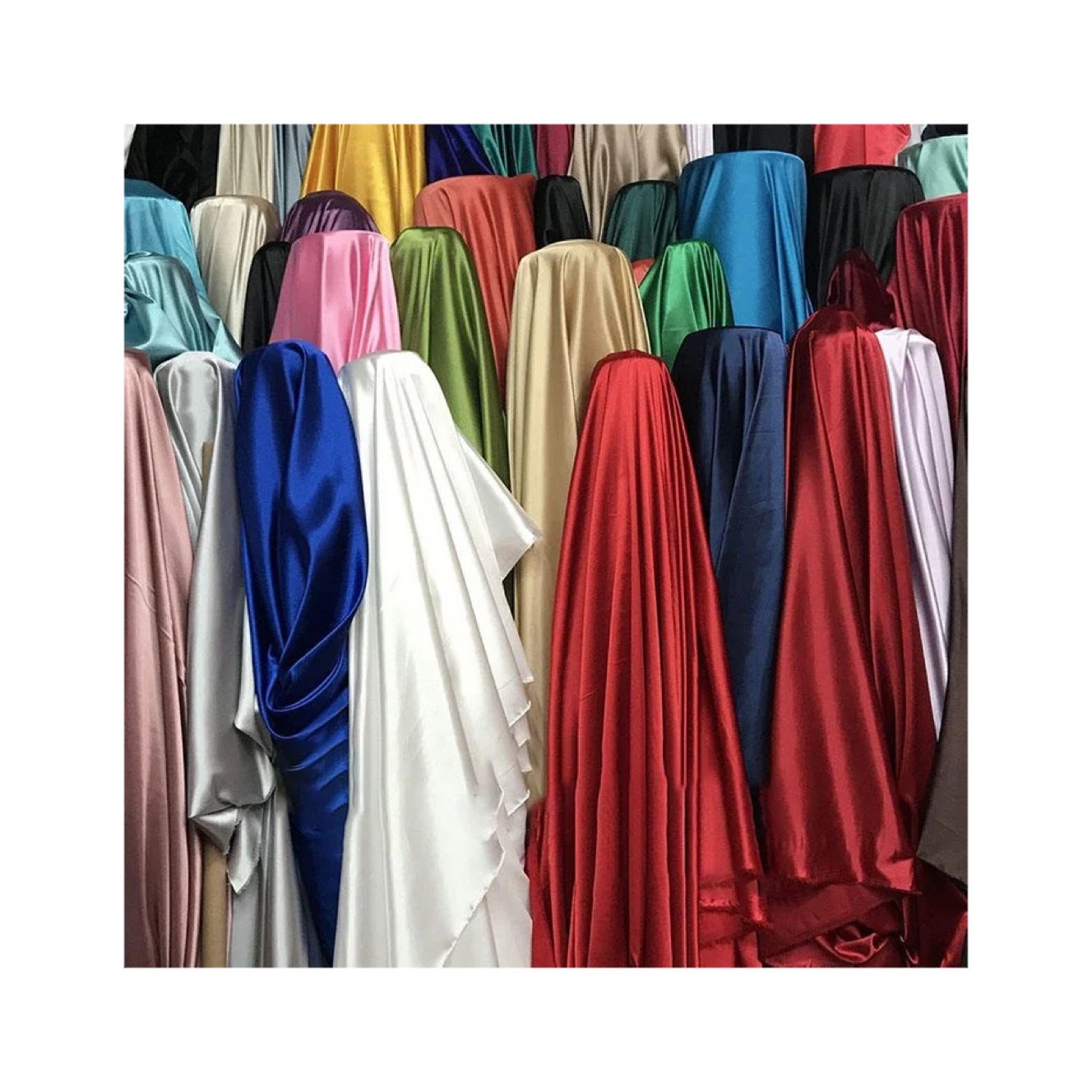 97% Polyester 3% Spandex 50D Matte Stretch Satin Fabric wedding Decoration Evening Dress Pajamas
