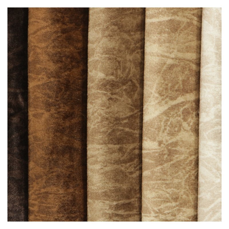 Polyester crystal velvet cushions fabric fabrics for upholstery