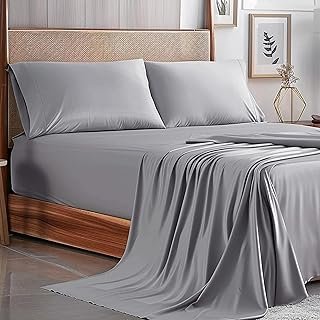 300TC 60S wholesale 100% bamboo fabric 4 pcs bed sheets set customized American size export bamboo sheets