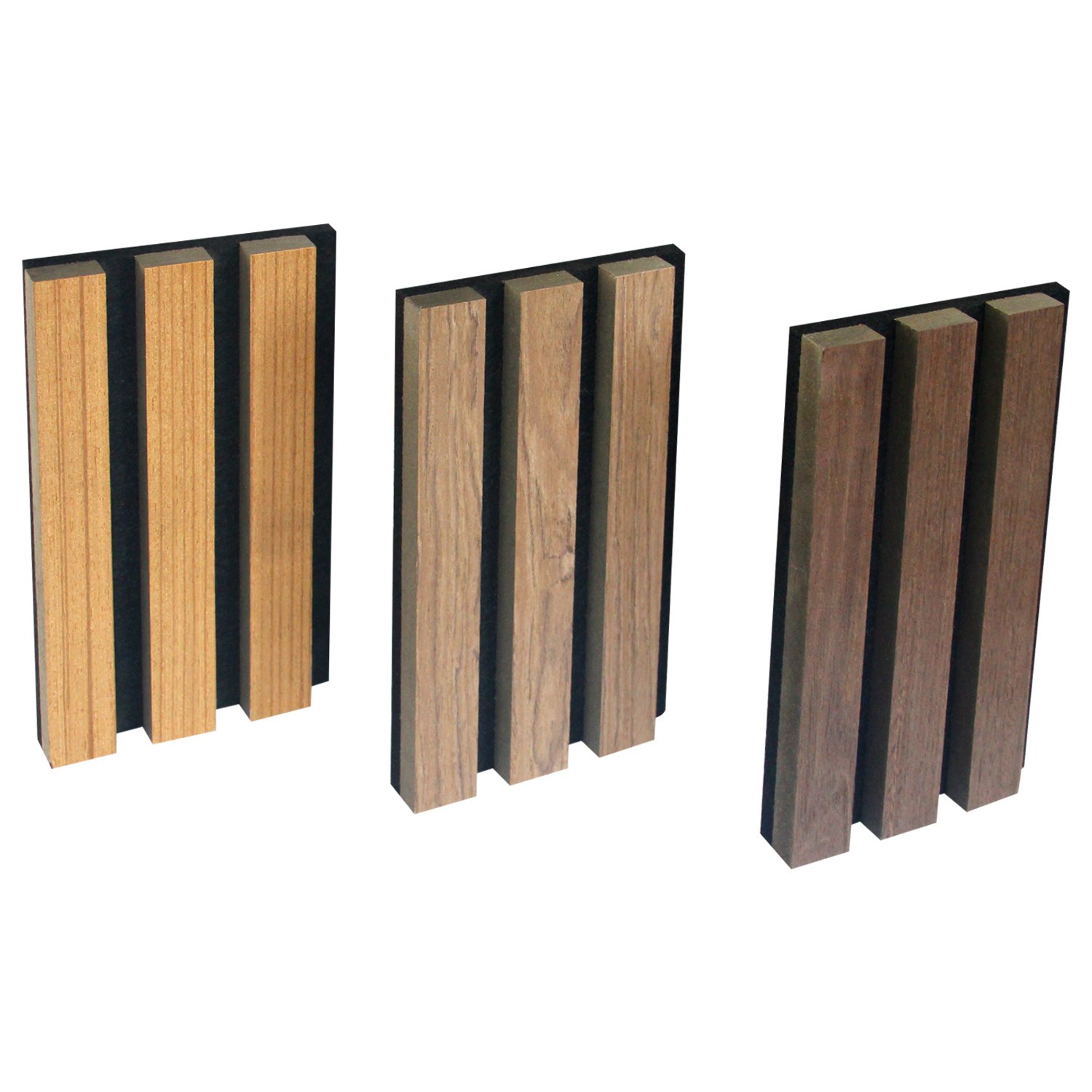 Fireproof MDF 3D board pvc white natural oak bamboo bubos cinema wood Acoustic Wall Panel