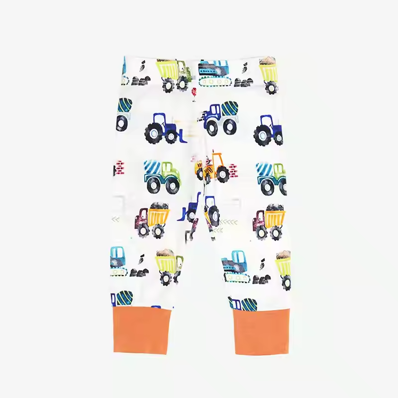 Custom Printed Color Wholesale Kid Clothes Sleepwear Organic Bamboo Cotton Long Sleeve Kids Pajamas Children Clothes Set