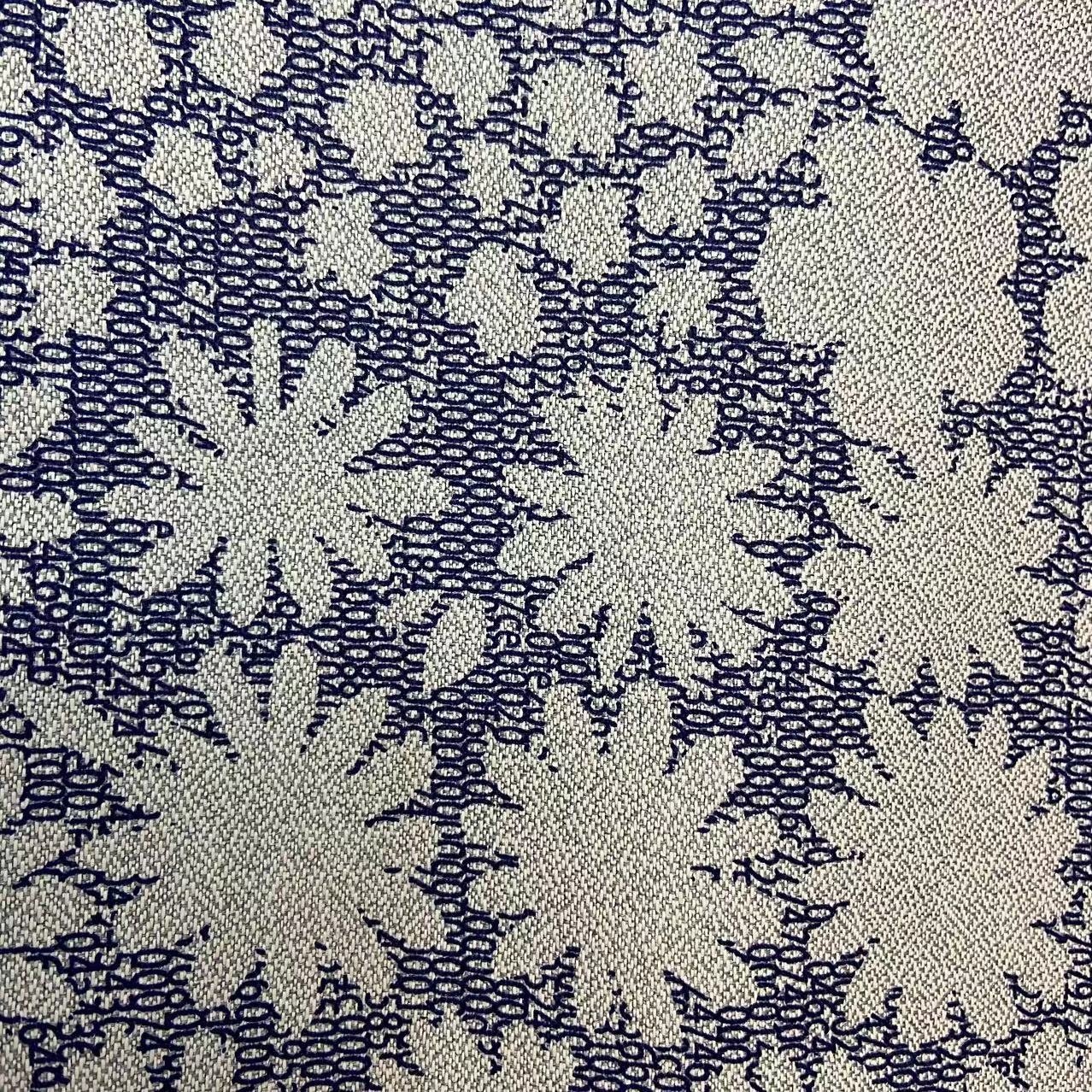 Factory Wholesale pastoral 100%polyester linen Fancy Design curtain Fabric for the living room and bedroom