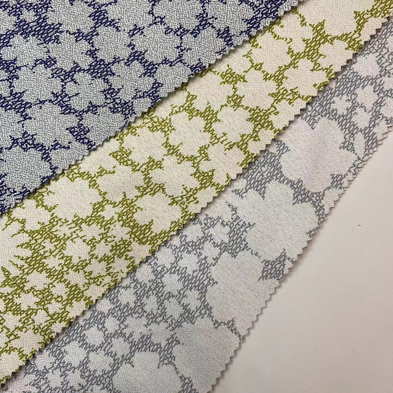 Factory Wholesale pastoral 100%polyester linen Fancy Design curtain Fabric for the living room and bedroom