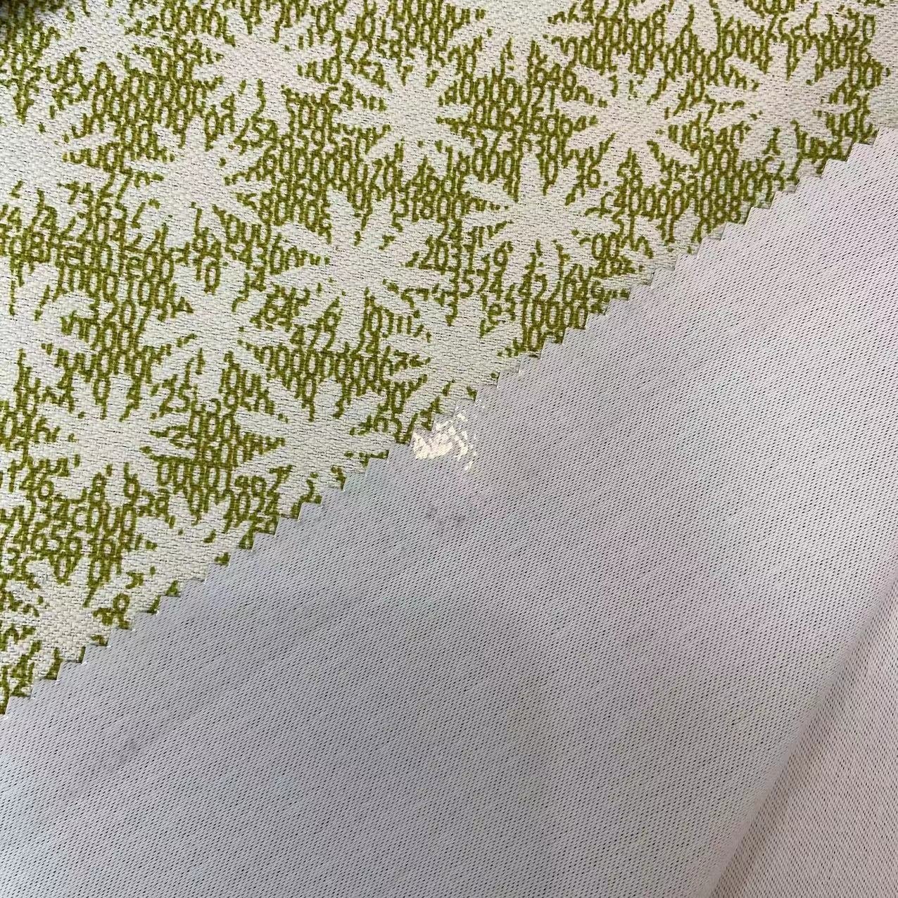 Factory Wholesale pastoral 100%polyester linen Fancy Design curtain Fabric for the living room and bedroom