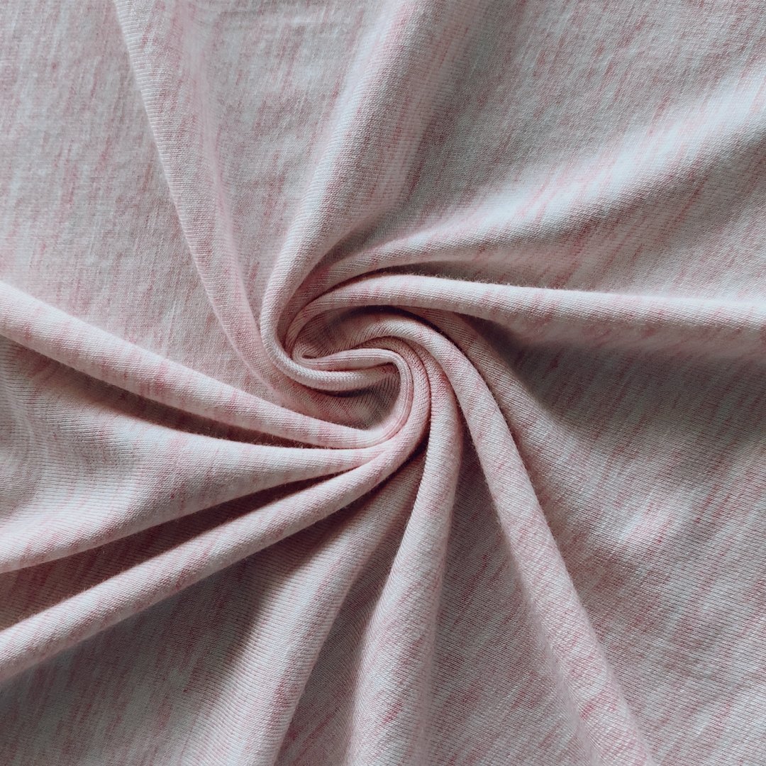 Eco-friendly OEKO-TEX 100 certified 40S+30D 190GSM 95%Bamboo 5%Lycra color-spinning jerseknit fabric for garments bedding