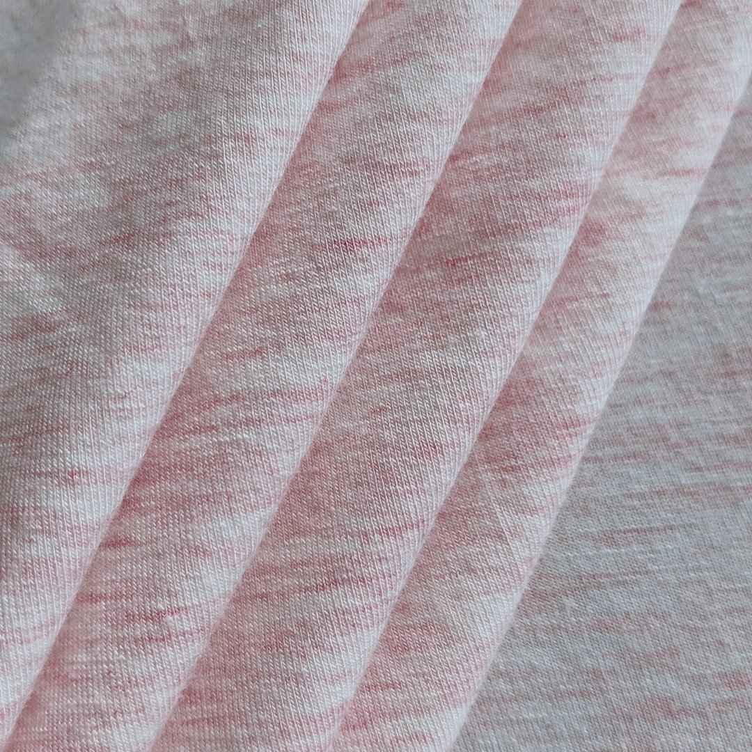Eco-friendly OEKO-TEX 100 certified 40S+30D 190GSM 95%Bamboo 5%Lycra color-spinning jerseknit fabric for garments bedding