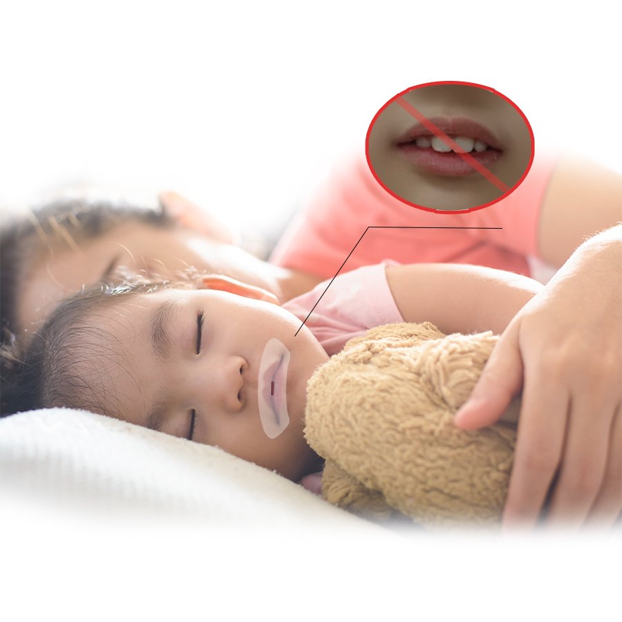 sleep better mouth tapes with brand logo printing different shapes mouth tape for nose breath stop snoring tape