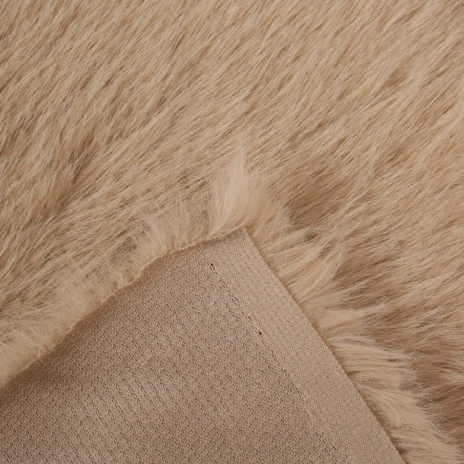 20mm 160cm 560gsm Warp Knit 100% Polyester Fabric 2023 Hot Selling Soild Color Faux Rabbit Fur Fabric For Women Overcoat