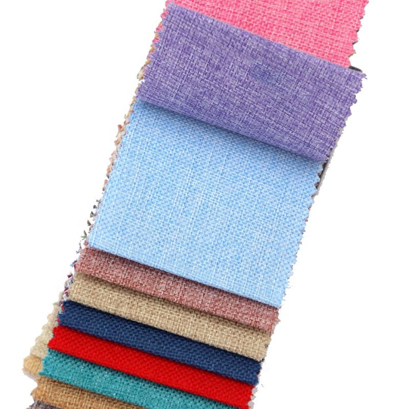 Cheap comfortable faux jute fabric hessian fabric for home decoration